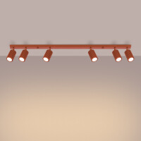 Sollux SL.1642 Plafond KARBON 6L roter Ocker 3
