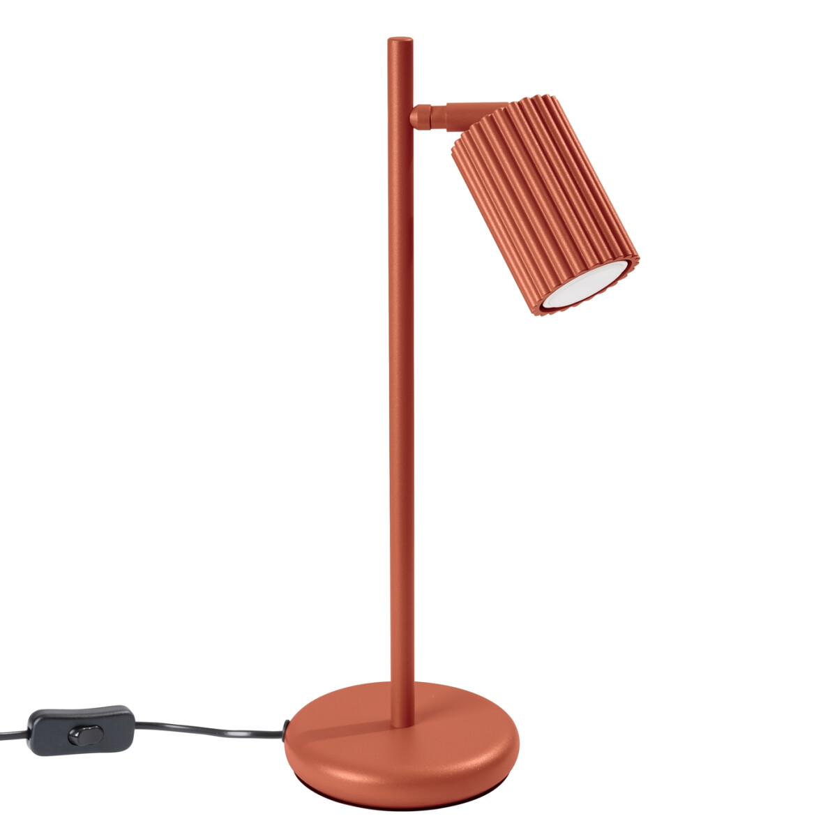 Sollux SL.1643 Tischlampe KARBON roter Ocker
