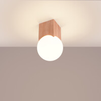 Sollux SL.1407 Plafond SOLIS Naturholz 3