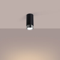 Sollux SL.1408 Plafond NERO 12,5 Schwarz/Chrom 3