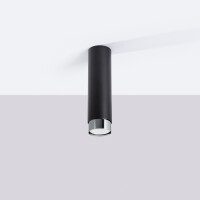 Sollux SL.1409 Plafond NERO 22,5 Schwarz/Chrom 2