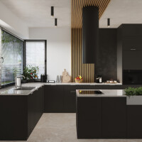 Sollux SL.1409 Plafond NERO 22,5 Schwarz/Chrom 8