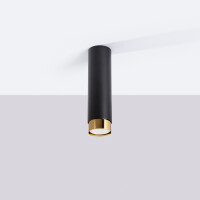 Sollux SL.1411 Plafond NERO 22,5 Schwarz/Golden 2