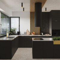 Sollux SL.1411 Plafond NERO 22,5 Schwarz/Golden 8