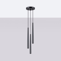Sollux SL.1463 Pendelleuchte BLISS 3P Schwarz 2