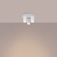 Sollux SL.1464 Plafond  LAGOS 3P Weiß 3