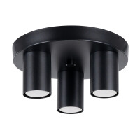 Sollux SL.1466 Plafond  LAGOS 3P Schwarz gallery