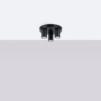 Sollux SL.1466 Plafond  LAGOS 3P Schwarz 2