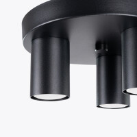 Sollux SL.1466 Plafond  LAGOS 3P Schwarz 6