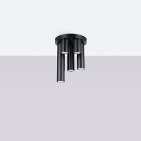 Sollux SL.1467 Plafond  LAGOS 5P Schwarz 2