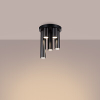 Sollux SL.1467 Plafond  LAGOS 5P Schwarz 3