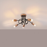 Sollux SL.1478 Kronleuchter EMBER 5 Schwarz 3