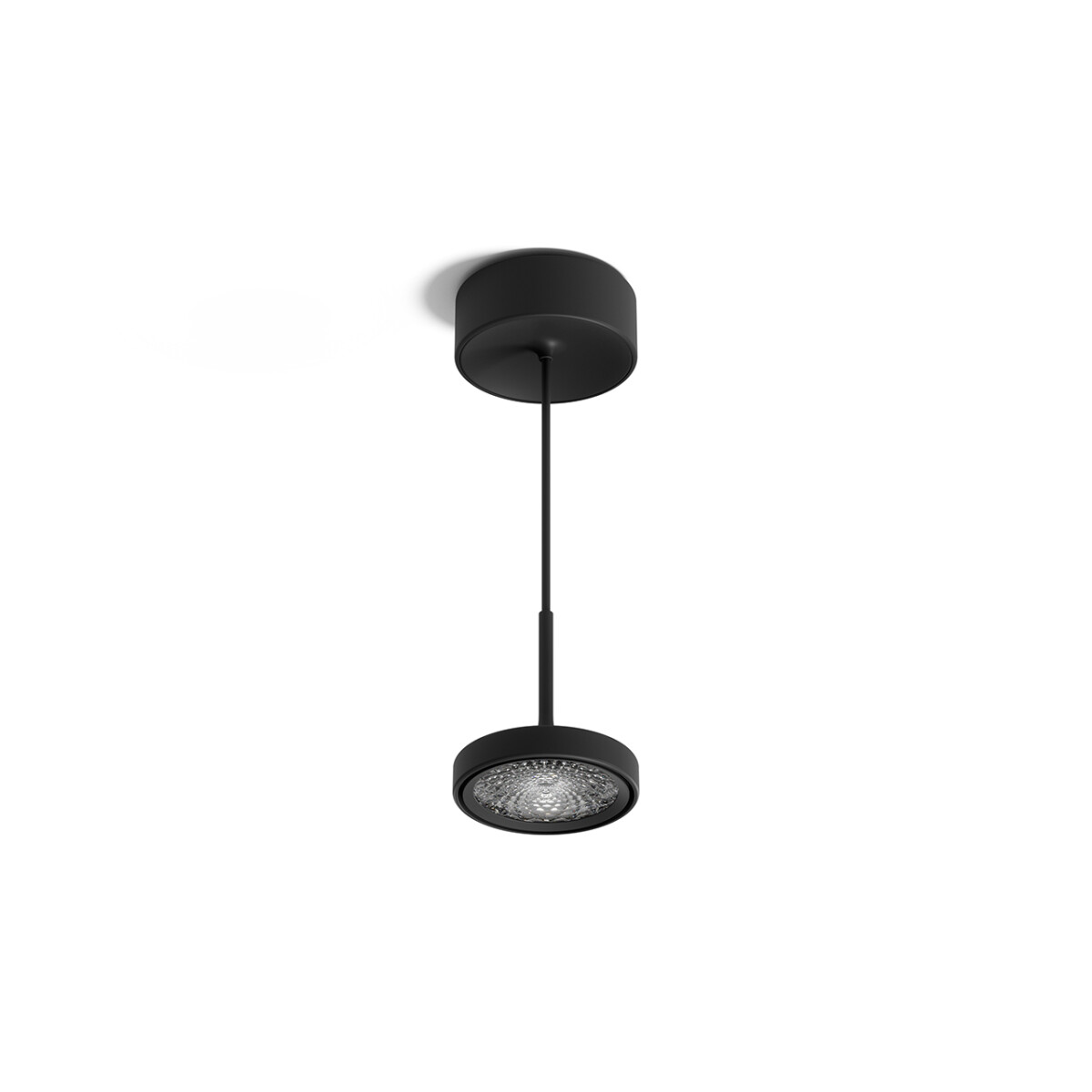 Sigor Nivo Pendelleuchte schwarz 50° Aufbau14W dimmbar
