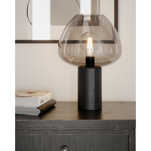 By Rydens Cozy Tischleuchte schwarz/Brandy