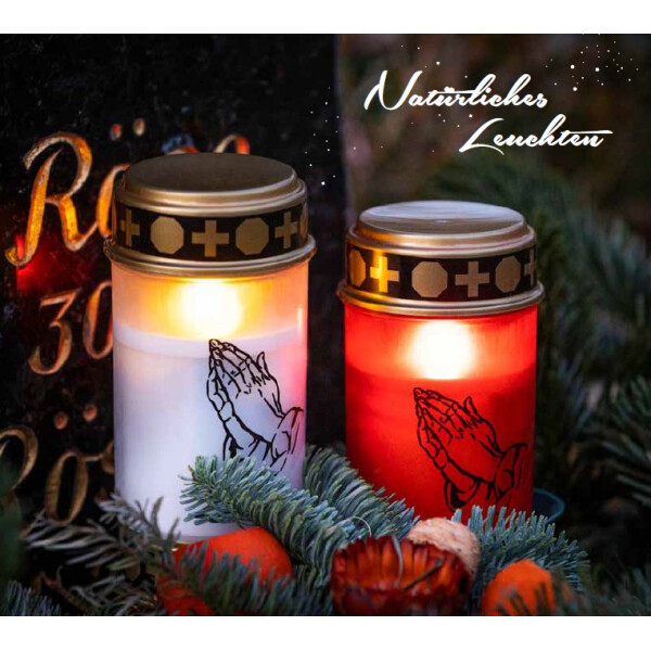 LED Grablicht rot 200 Stunden Brenndauer 12cm hoch online kaufen, 6,95 €