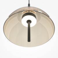Maytoni Pendelleuchte Bangkok Metall Schwarz MOD185PL-L12CG3