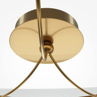 Maytoni Deckenleuchte Breeze Aluminium Messing MOD281CL-L45B