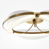 Maytoni Deckenleuchte Breeze Aluminium Messing MOD281CL-L45B