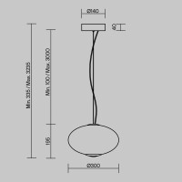 Maytoni Pendelleuchte Bruma Metall Chrom MOD397PL-L12CH2.7K 