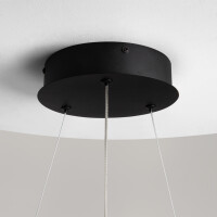 Maytoni Pendelleuchte Curve Aluminium Schwarz MOD242PL-L33BK