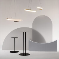 Maytoni Pendelleuchte Curve Aluminium Messing MOD242PL-L33BS