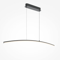 Maytoni Pendelleuchte Curve Metall Schwarz MOD243PL-L18BK mi