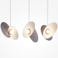 Maytoni Pendelleuchte Evolution Aluminium Schwarz MOD396PL-L