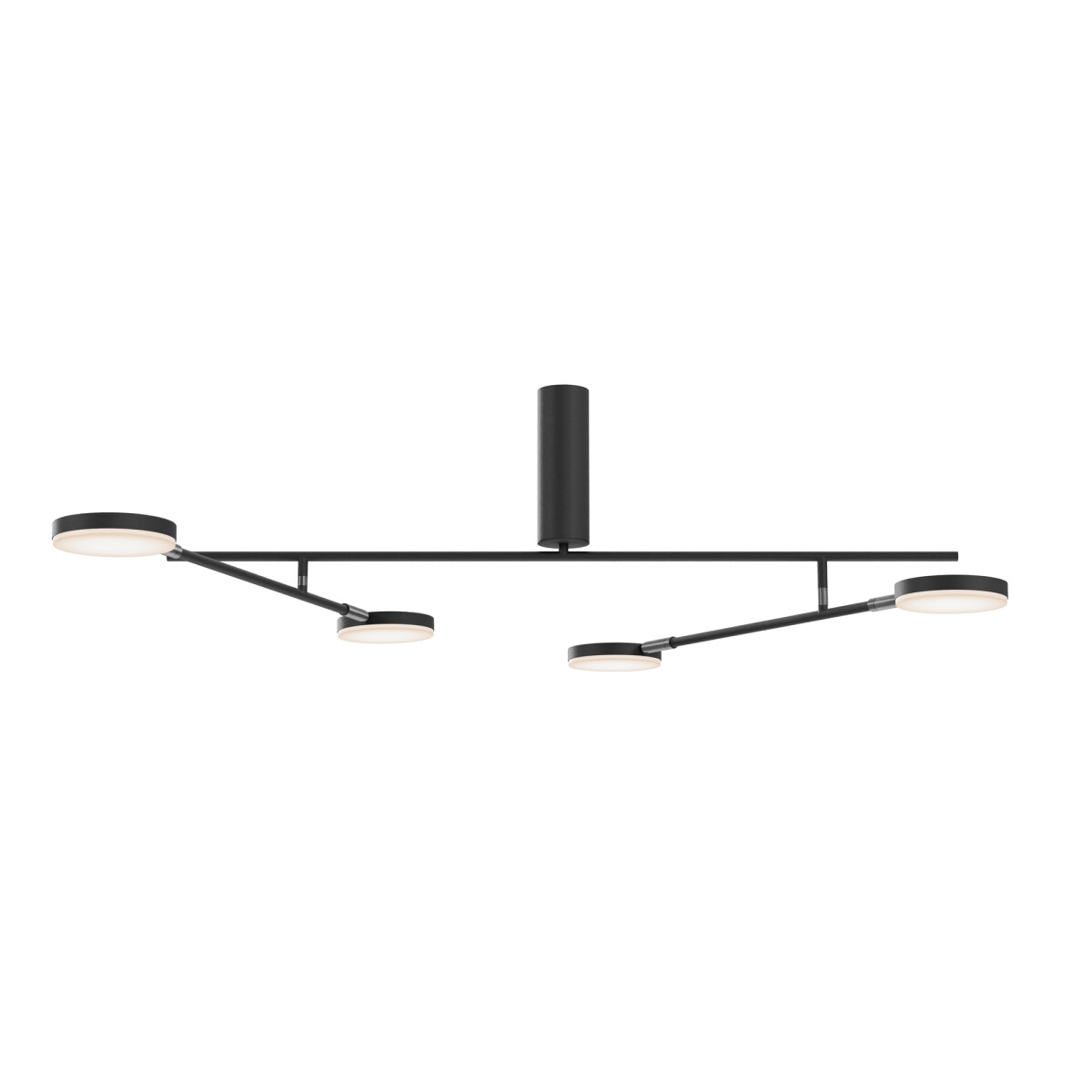 Maytoni Deckenleuchte Fad Metall Schwarz MOD070CL-L30B3K mit IP 20