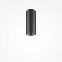 Maytoni Pendelleuchte Halo Aluminium Schwarz MOD246PL-L12BK 