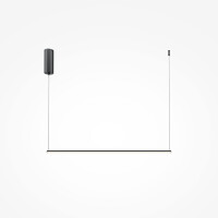 Maytoni Pendelleuchte Halo Aluminium Schwarz MOD246PL-L16BK 