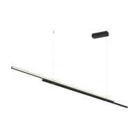 Maytoni Pendelleuchte Halo Aluminium Schwarz MOD005PL-L48BK 