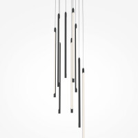 Maytoni Pendelleuchte Light stick Aluminium Schwarz MOD236PL