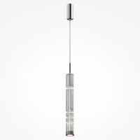 Maytoni Pendelleuchte Ordo Metall Chrom MOD272PL-L12CH3K mit