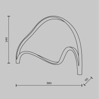 Maytoni Tischleuchte Plons Aluminium Messing MOD283TL-L12BS3