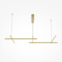 Maytoni Pendelleuchte Radiance Aluminium Gold MOD278PL-L50G3