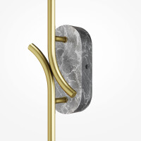 Maytoni Wandleuchte Renaissance Metall und Marmor Messing MO