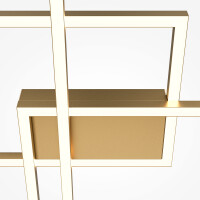 Maytoni Deckenleuchte Rida Aluminium Gold MOD015CL-L80GK mit