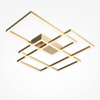 Maytoni Deckenleuchte Rida Aluminium Gold MOD015CL-L80GK mit