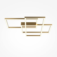 Maytoni Deckenleuchte Rida Aluminium Gold MOD015CL-L80GK mit