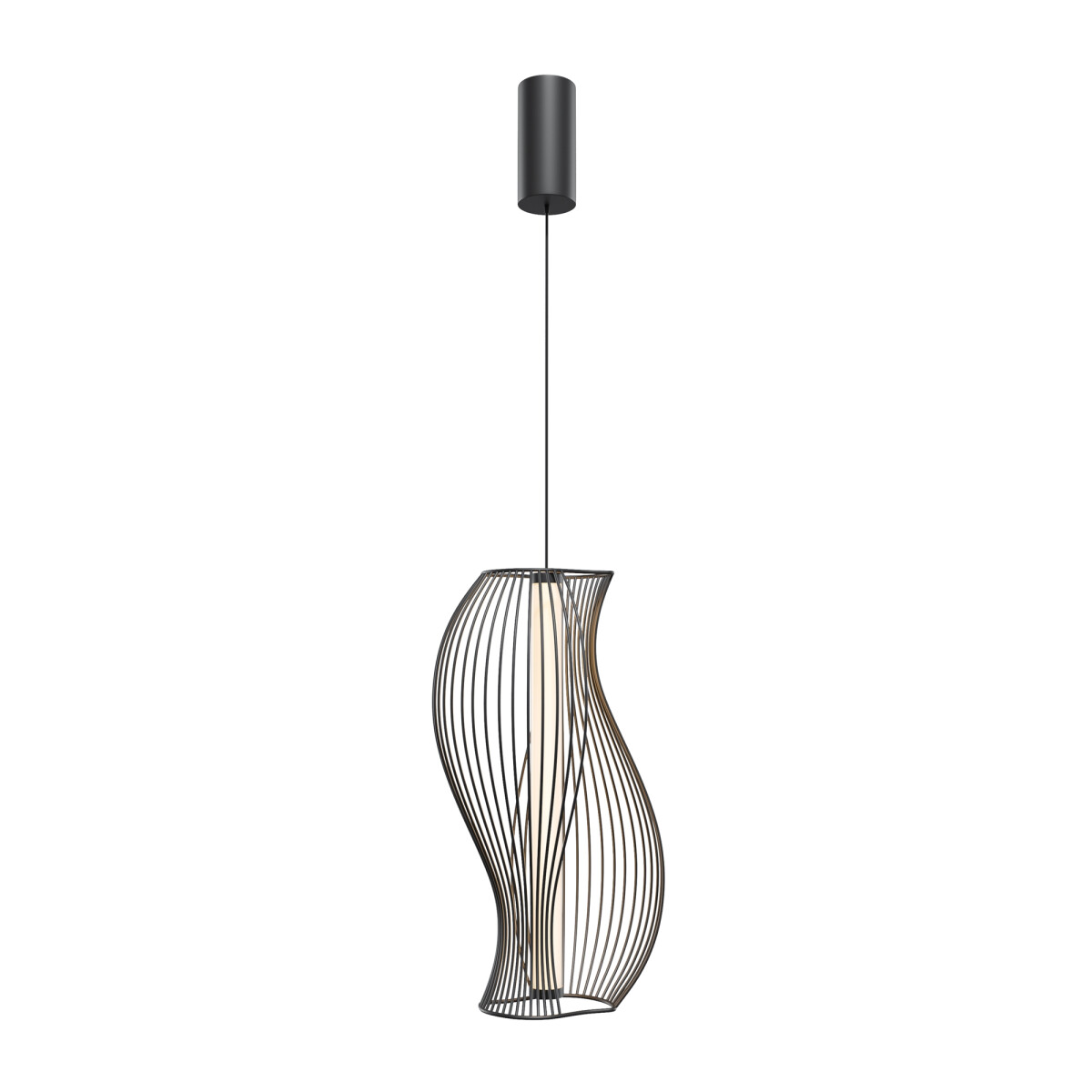 Maytoni Pendelleuchte Shadows of the past Metall Schwarz MOD263PL-L20B3K mit IP 20