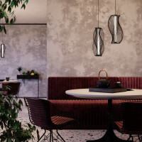 Maytoni Pendelleuchte Shadows of the past Metall Schwarz MOD