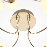 Maytoni Deckenleuchte Tessara Edelstahl Gold MOD081CL-L36G3K