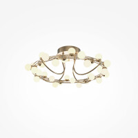 Maytoni Deckenleuchte Tessara Edelstahl Gold MOD081CL-L36G3K