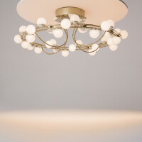 Maytoni Deckenleuchte Tessara Edelstahl Gold MOD081CL-L36G3K