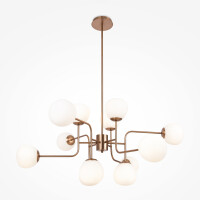 Maytoni Kronleuchter Erich Metall Gold MOD221PL-12G mit IP 2