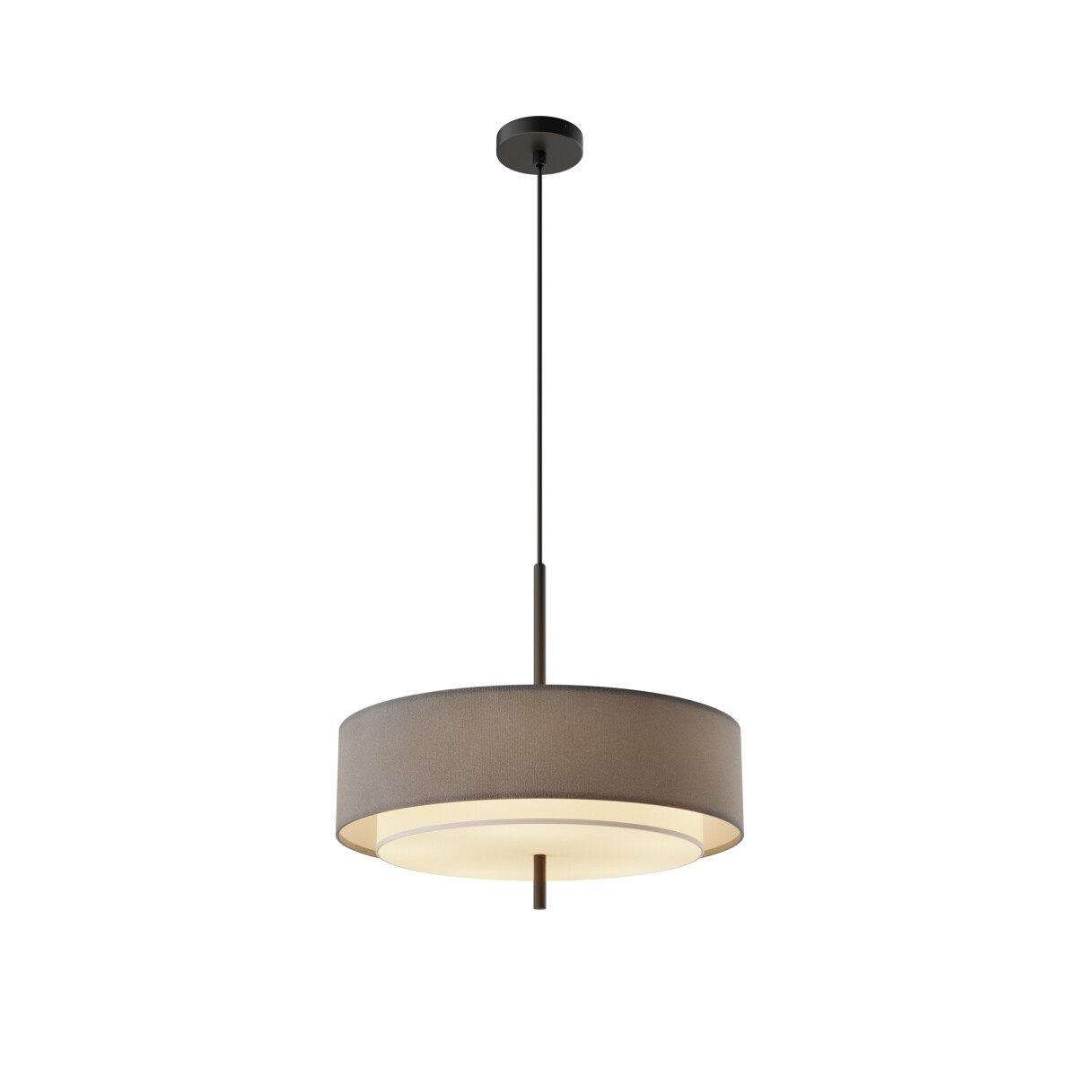 Maytoni Pendelleuchte Bergamo Metall Schwarz MOD613PL-05GR mit IP 20