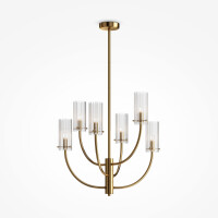 Maytoni Pendelleuchte Arco Metall Messin gallery