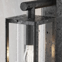 Outdoor Wandleuchte Cell Aluminium und Kunststoff Graphit O4