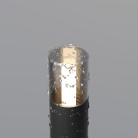 Outdoor Landschaft Leuchten Glide Aluminium und Glas Graphit
