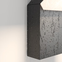 Outdoor Wandleuchte Paso Aluminium Schwarz O595WL-L12B3K mit
